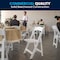 Flash Furniture Folding Chair, Wood, White XF-2901-WH-WOOD-GG - alternate 7